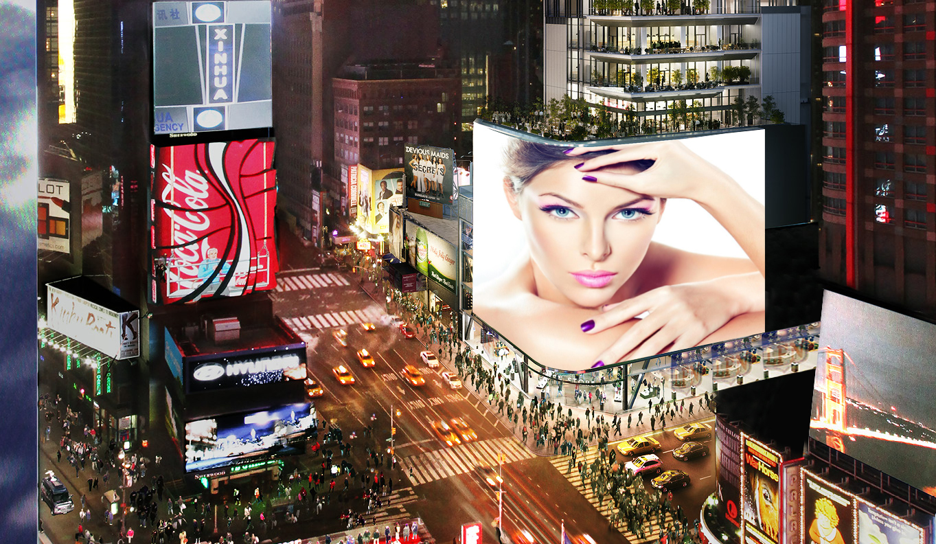 纽约时代广场高清全彩屏